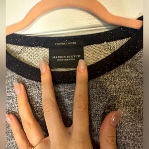 Scotch & Soda J’ador L’hiver metallic sample knit sweater